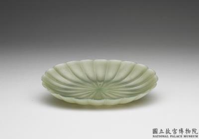 图片[2]-Jade flower shaped plate, India-China Archive